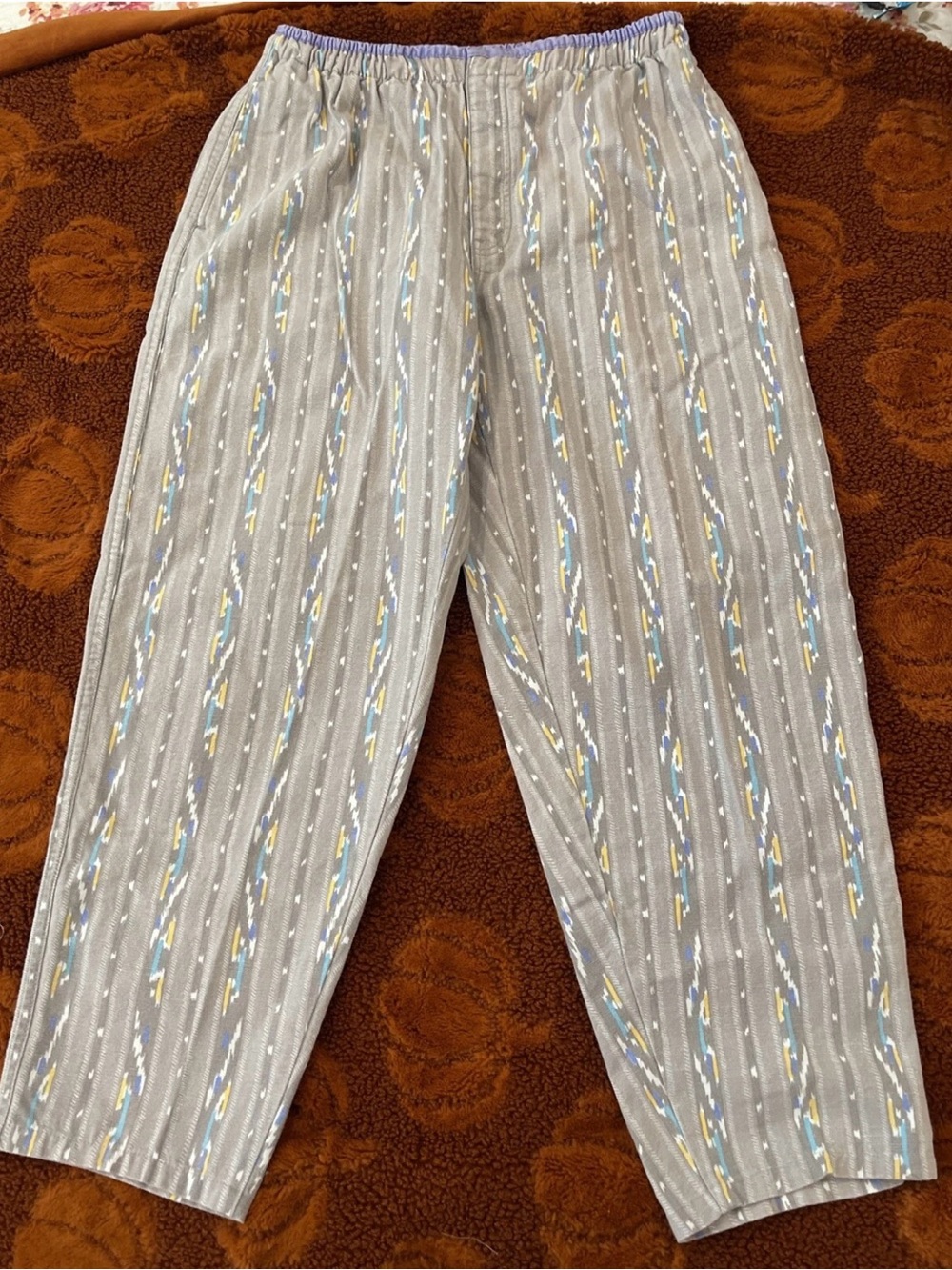 Vtg Pacific Coast HighWay PCH Skater Retro Gray Pants Size M